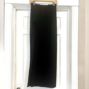 Plein Sud Column High Slit Skirt